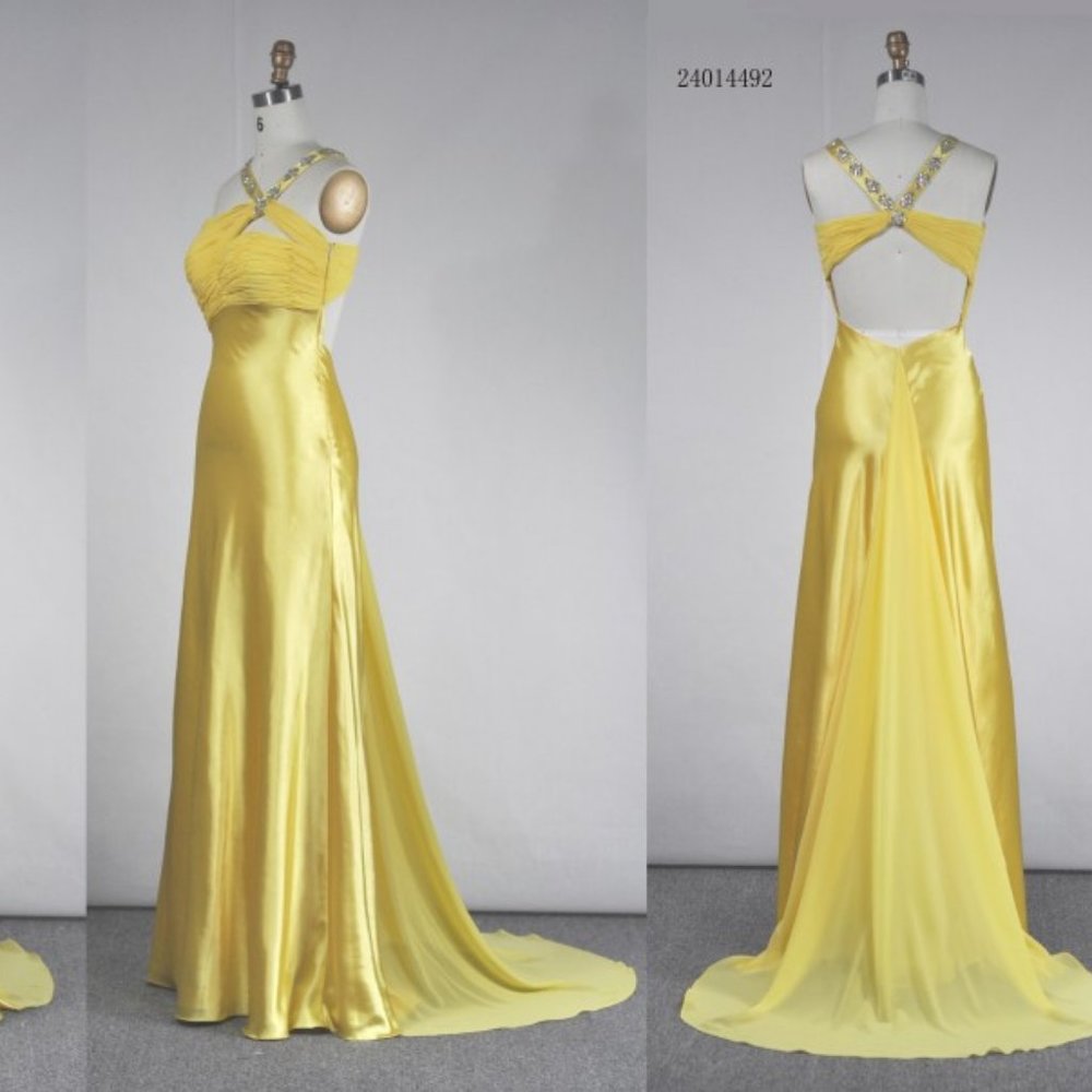 Darius Cordell - Soft yellow  prom dress - 24014492